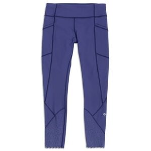 Lululemon Tight Stuff High-Rise Tight Gatsby Blue Size 10